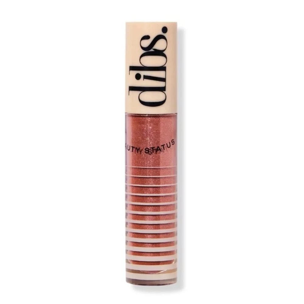 Dibs Go To Glossy Lip Balm Mims Warm Mauve Shimmer Lip Gloss Brand New
